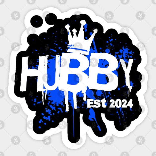 Hubby est 2024 Sticker by Bellinna